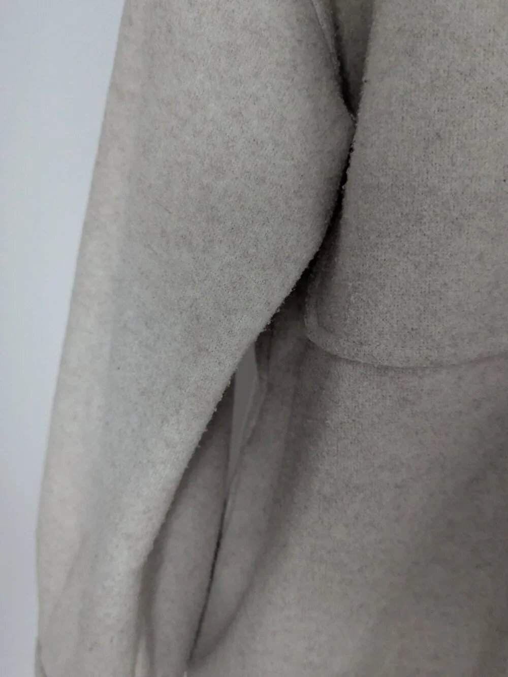 Oversized Grey Fall Shacket - Picture 5 of 10